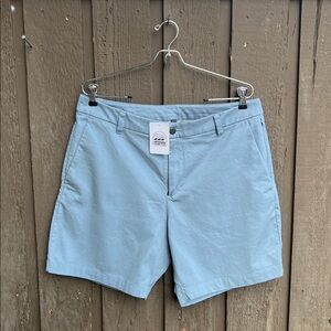 Lululemon Athletica Light Blue Flat Front Shorts
